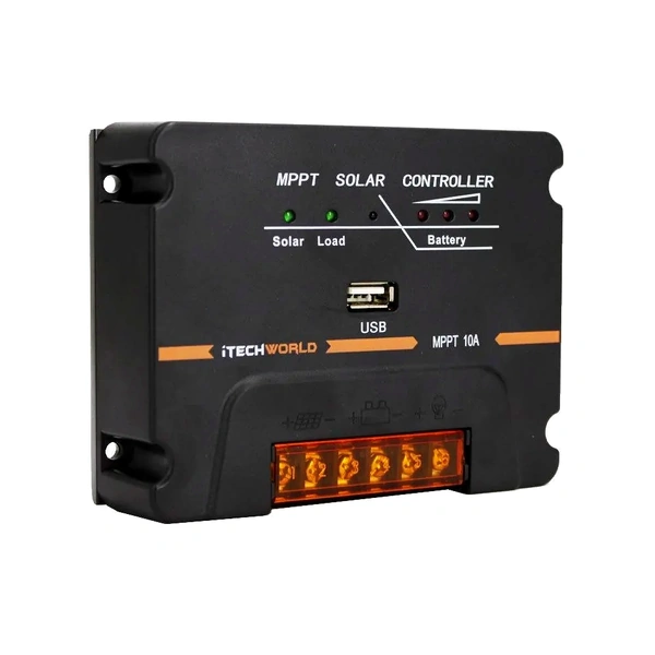 iTechworld MPPT Solar Charge Controller 10A 12/24V
