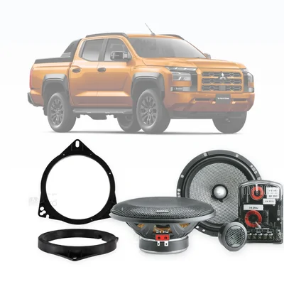 Mitsubishi Triton MV Focal 6.5-Inch Front Speaker Upgrade Bundle 2024-Onwards