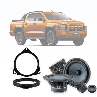 Mitsubishi Triton MV Focal 6.5-Inch Front Speaker Upgrade Bundle 2024-Onwards
