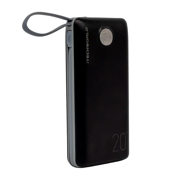 iTECH20KPD Power Bank with PD and QC 3.0 20000mAh