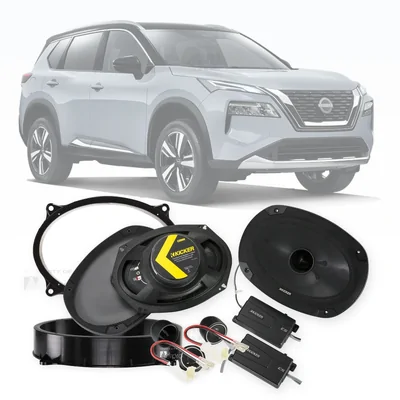 Nissan X-Trail T33 Kicker 6x9-Inch Front Speaker Upgrade Bundle 2022-Onwards