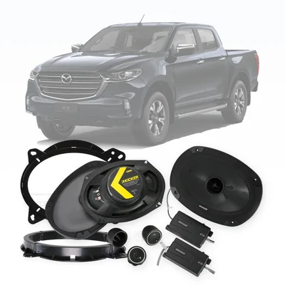 Mazda BT-50 TF Kicker 6x9-Inch Front Speaker Upgrade Bundle 2020-Onwards