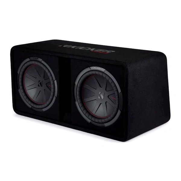 Kicker 48DCWR122 – Dual 12″ Ported Enclosure 1000 Watts RMS 2 Ohm