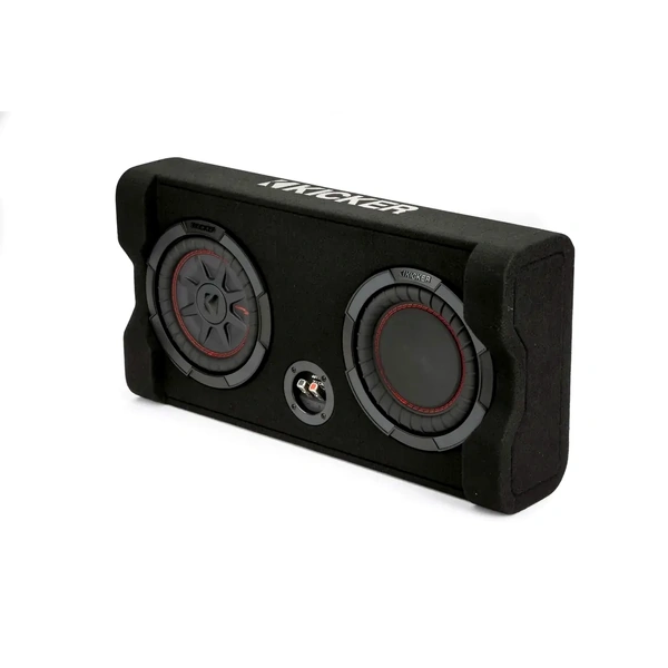 Kicker 48TRTP82 – 8″ Subwoofer Sealed Thin Enclosure 300 Watts RMS 2 Ohm