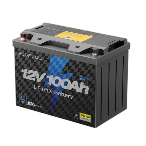 EcoFlow Lithium 12V 100Ah Deep Cycle LiFePO4 Battery