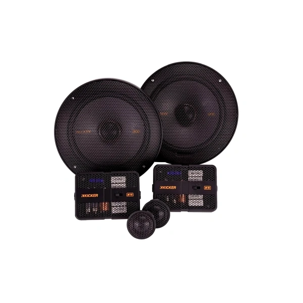 Kicker 51KSS6504 – 6.5″ (160mm) 125 Watts RMS Component Speakers