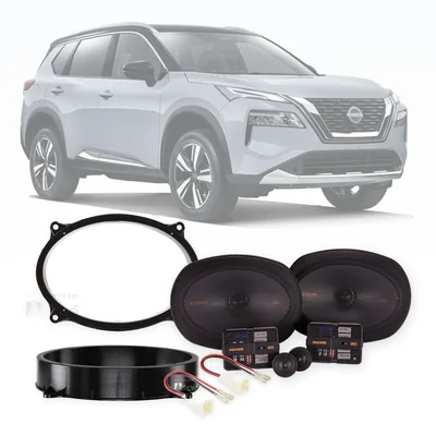 Nissan X-Trail T33 Kicker 6x9-Inch Front Speaker Upgrade Bundle 2022-Onwards