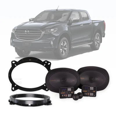 Mazda BT-50 TF Kicker 6x9-Inch Front Speaker Upgrade Bundle 2020-Onwards