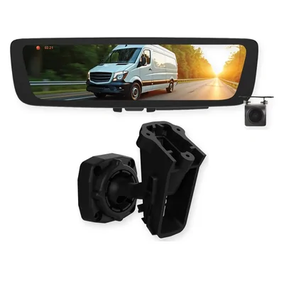 Aerpro Digital E-Mirror AEM1R Fits Ford Ranger 2015-2018 (PX MkII) with AEMB158 Mounting Bracket & Rear DVR Camera - Vehicles With Rain Sensor