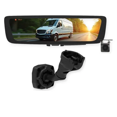 Aerpro Digital E-Mirror AEM1R Fits Volkswagen Crafter 2017-2026 (SY1 Series) with AEMB49 Mounting Bracket & Rear DVR Camera