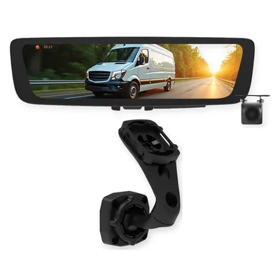 Aerpro Digital E-Mirror AEM1R Fits Hyundai iLoad 2007-2021 with AEMB7 Mounting Bracket & Rear DVR Camera