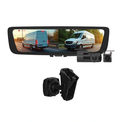 Aerpro AEM2RB58 9.6 Inch Digital E-mirror With Front & Rear Dvr Cameras To Suit Ford & Vw With Rain Sensor