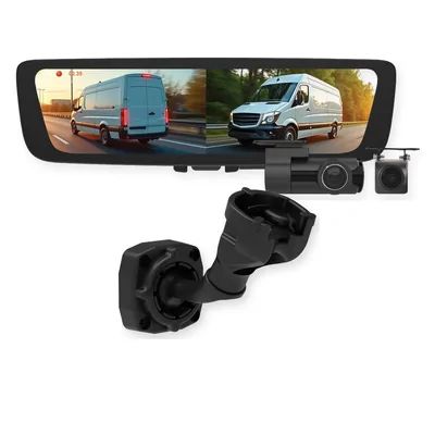 Aerpro Digital E-Mirror AEM2R Fits Volkswagen Crafter 2017-2026 (SY1 Series) with AEMB49 Mounting Bracket, Front & Rear DVR Cameras
