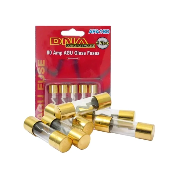 DNA Audio AFA180 AGU Gold Fuse 80 Amp - 5 Pack