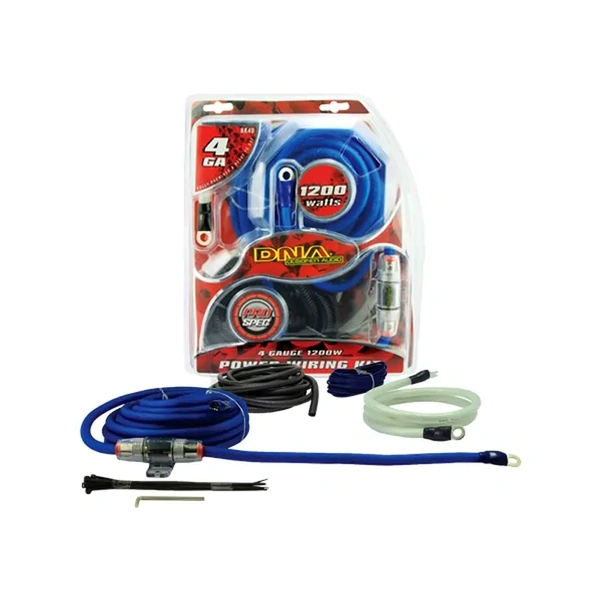DNA Audio AK40 4 Gauge 1200W Amplifier Power Kit