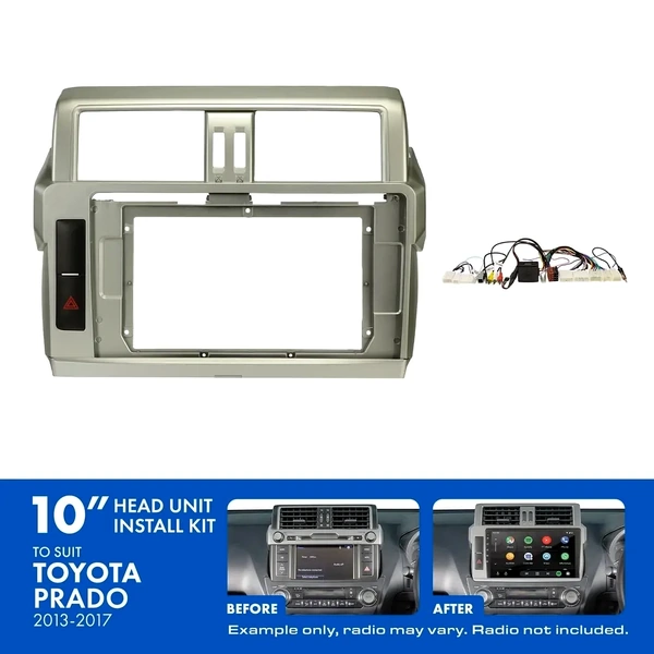 Aerpro AKTO36 9 Inch install kit to suit Toyota prado 2013-2017 suits DMH-AP6650BT & DMX80AXS