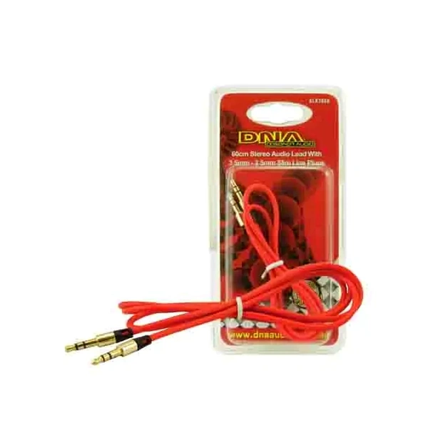 DNA Audio ALR3060 3.5mm Plug To 3.5mm Plug Audio Lead - 60cm