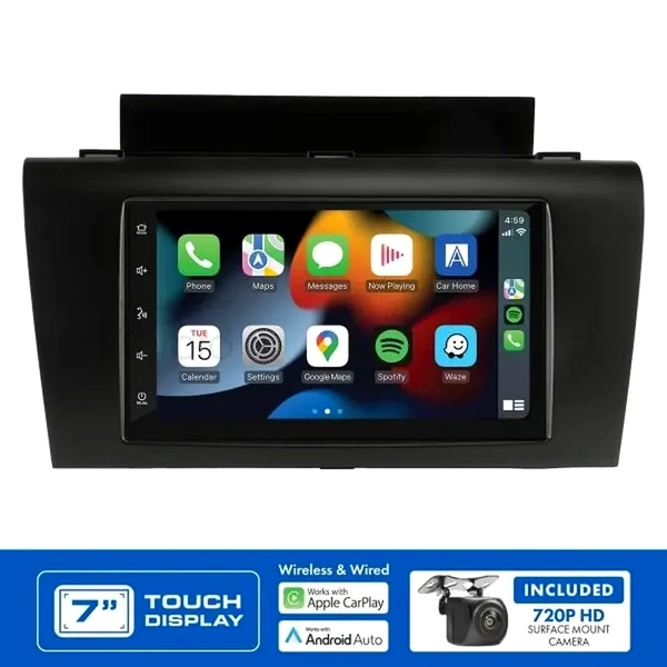 Aerpro AM9246K 7" Apple CarPlay Andoid Auto Head Unit fits Mazda 3 2004-2009