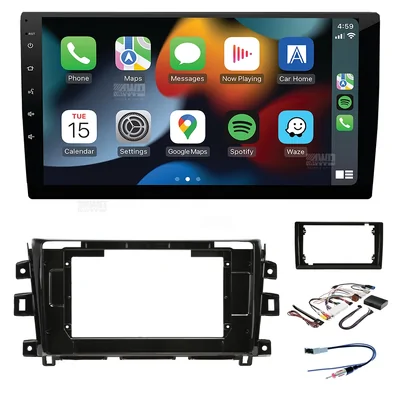 Aerpro AM9X + Aerpro AKNI27 Bundle 9" Trapezoid Head Unit with install kit to suit nissan 2019-2023