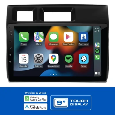 Aerpro AMATO35 9" Multimedia receiver to suit Toyota landcruiser 70 series 2023-on