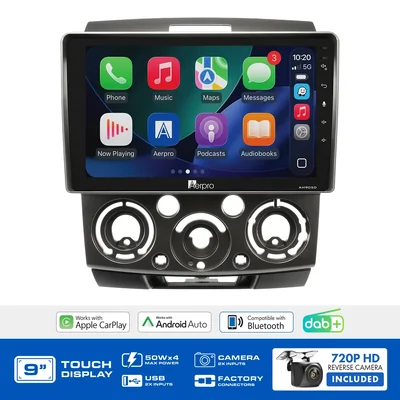 Aerpro AMDFO1 9 Inch Multimedia Receiver To Suit Ford Ranger 2006-2011 & Mazda Bt-50 2007-2011
