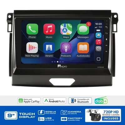 Aerpro AMDFO4 9 Inch Multimedia Receiver To Suit Ford Ranger 2018-2019