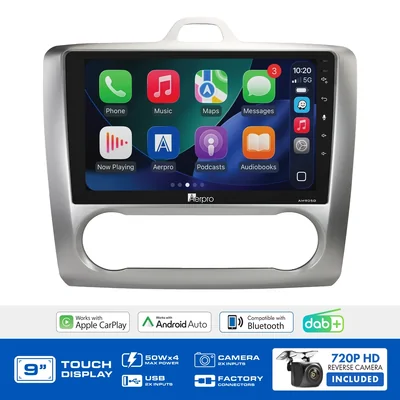 Aerpro AMDFO7 9 Inch Multimedia Receiver To Suit Ford Focus 2005-2009 - Auto Climate Control