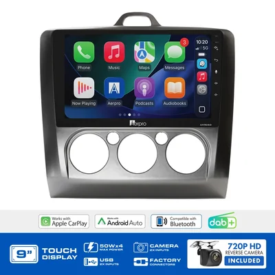 Aerpro AMDFO9 9 Inch Multimedia Receiver To Suit Ford Focus 2005-2009 - Manual Climate Control