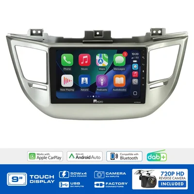 Aerpro AMDHY18 9 Inch Multimedia Receiver To Suit Hyundai Tucson 2015-2016 - Factory Navigation Models