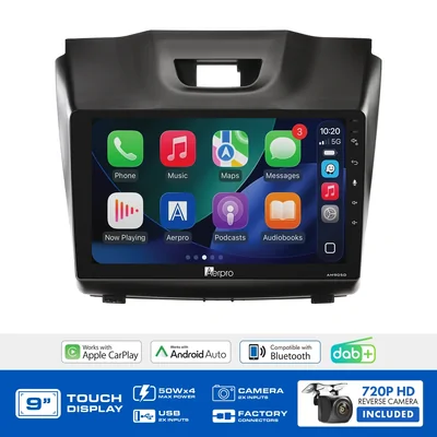 Aerpro AMDIZ1B 9 Inch Multimedia Receiver To Suit Holden Colorado Inc 7 2012-2014 , Isuzu D-max 2012-2020 & Isuzu Mu-x 2013-2017