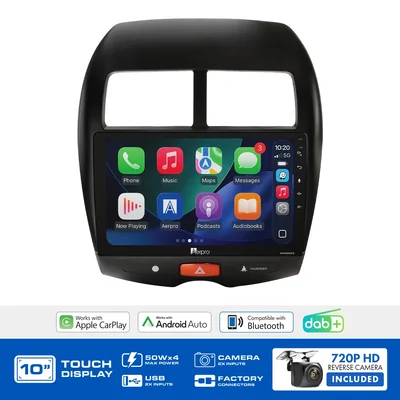 Aerpro AMDMB28 10 Inch Multimedia Receiver To Suit Mitsubishi Asx 2013-on - Rockford Fosgate Amplified