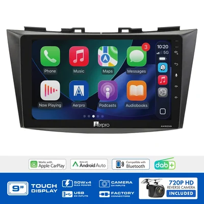 Aerpro AMDSZ2 9 Inch Multimedia Receiver To Suit Suzuki Swift 2011-2017 - No Swc