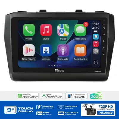 Aerpro AMDSZ6 9 Inch Multimedia Receiver To Suit Suzuki Swift 2017-on