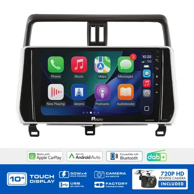 Aerpro AMDTO22 10 Inch Head Unit To Suit Toyota Prado 2017-2020 Gxl Only