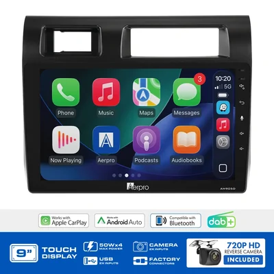 Aerpro AMDTO29 9 Inch Multimedia Receiver To Suit Toyota Landcruiser 70 Series 2010-2022