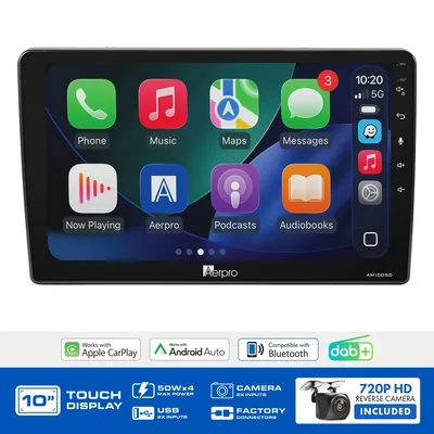 Aerpro AMDVW4 10 Inch Multimedia Receiver To Suit Volkswagen Various Models 2015-on - With Factory Mib-pq Unit