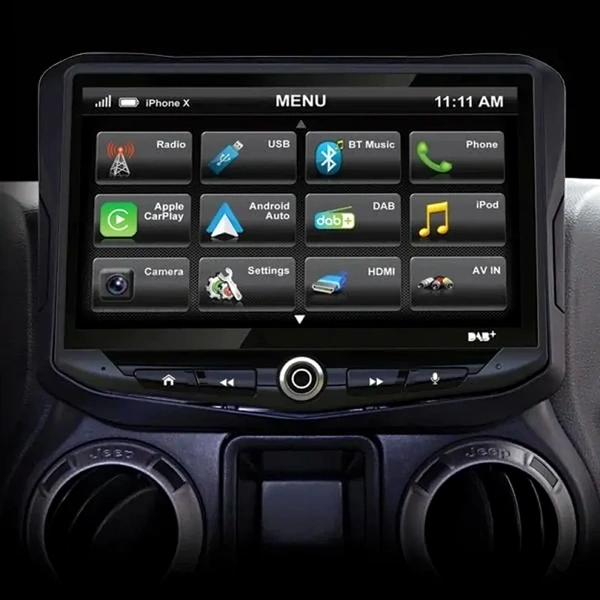 Aerpro AMHJP1K AERA10D 10" Multimedia Receiver Fits Jeep Wrangler JK