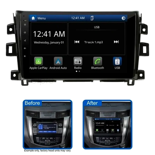 Aerpro AMNI14 10" Multimedia Receiver Fits Nissan Navara 2019-2023 Factory Navigation and 360 Camera Models