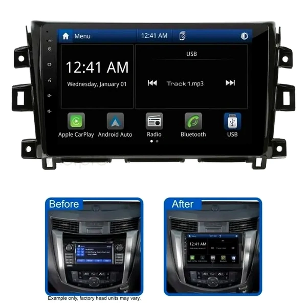 Aerpro AMNI15 10" Multimedia Receiver Fits Nissan Navara 2019-2023 360 Camera Models without Factory Navigation