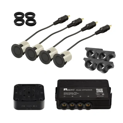 Aerpro APPS4WCR Wireless commercial vehicle / trailer rear parking sensor kit with beeper