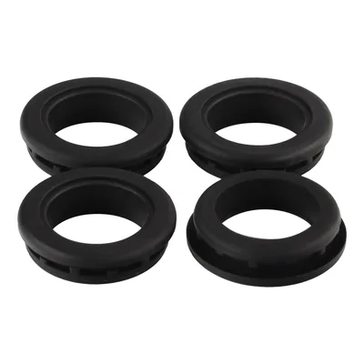 Aerpro APPSRR0 Black 0 degree rubber parking sensor sleeves - 4 pack