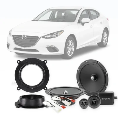 Mazda 3 Axela BM Focal 6.5-Inch Front Speaker Upgrade Bundle 2013-2016