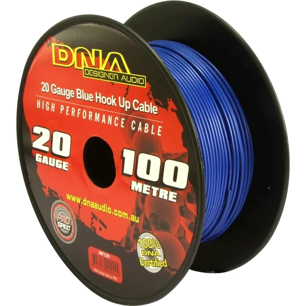 DNA Audio AWP1320 20 Gauge Single Core Power Cable Blue - 100 Metres