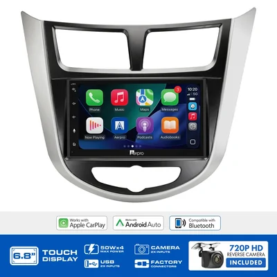Aerpro AX8074K 6.8" Multimedia receiver to suit Hyundai accent 2011-2015