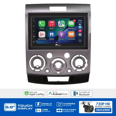 Aerpro AX9072K 6.8 Inch Multimedia Receiver To Suit Ford Ranger And Mazda Bt-50 2006-2011