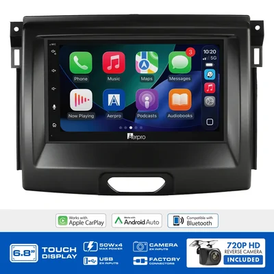 Aerpro AX9129K 6.8" Multimedia receiver to suit Ford everest 2015-2022 & ranger px2 2015-2018
