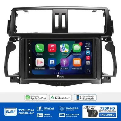 Aerpro AX9166K 6.8" Multimedia receiver to suit Toyota landcruiser prado 150 series 2009-2013