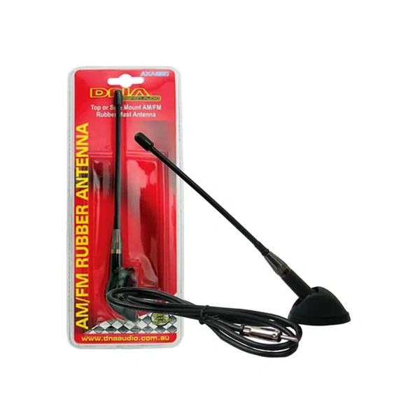 DNA Audio AXA220 15cm Top or Side Mount Rubber Mast AM/FM Antenna