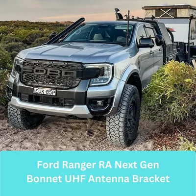 GMF4x4 BB-035D (035D-BB) Ford Ranger RA 2022+ Bonnet UHF Antenna Bracket Driver Side