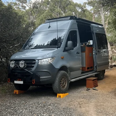 GMF4x4 BB-088P (088P-BB) Mercedes Sprinter Van 2019+ Bonnet Aerial UHF Antenna Bracket Passenger Side